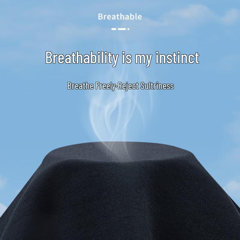 MONTAGUT Men's Spring/Autumn Casual Cotton-Blend Business Mid-Waist Pants