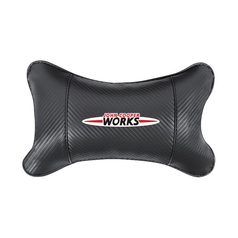 Carbon Fiber Car Headrest Auto Seat Gap Filling Neck Pillow For BMW Mini Works Cooper F54 F55 F56 F57 F60 R50 R52 R53 R55 R56