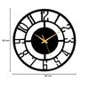 Divine Wooden Wall Clock for Living Room, Bedroom, Office, Kitchen, Home and Hall, Antique Big Size Modern Wall Watch for Home Decor (40 Cm Diameter)