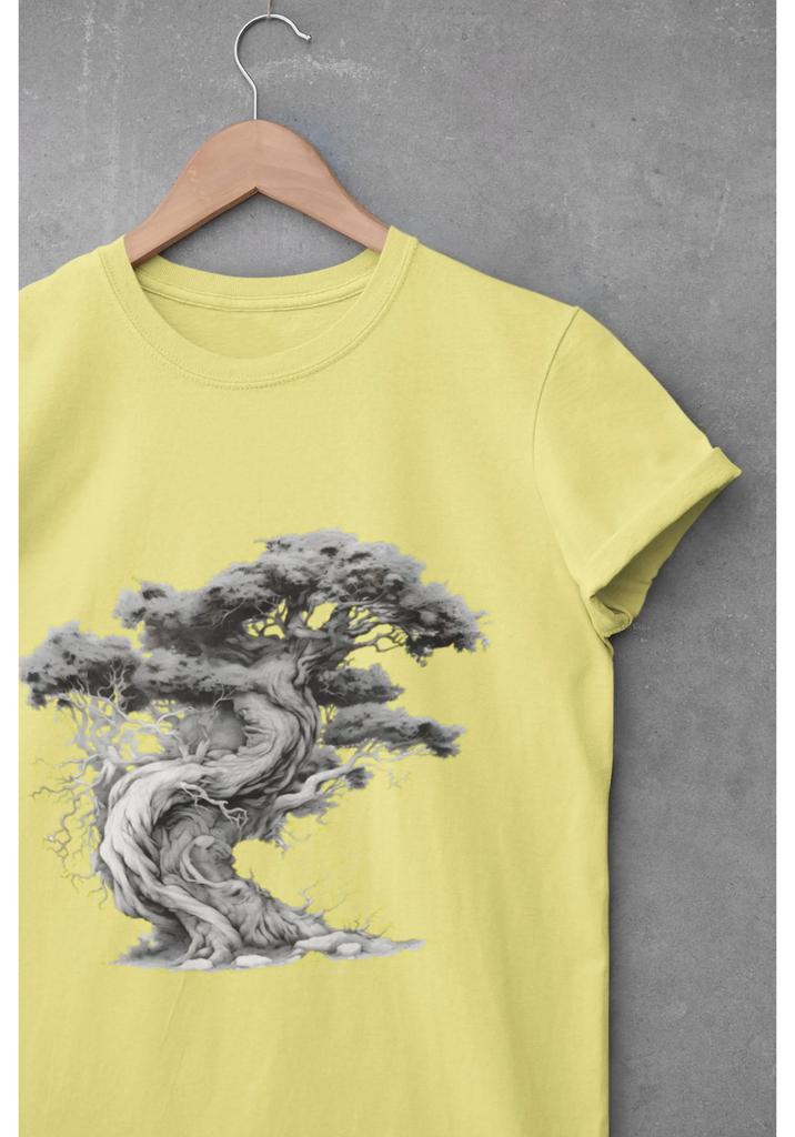 Gnarled tree t shirt Unisex Heavy Cotton Tee Nature s Artistry Unveiled tree of life pencil drawing design great gift