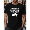 European Sizes Crinkle Plus Size Men's T-Shirt, PLUS SIZE