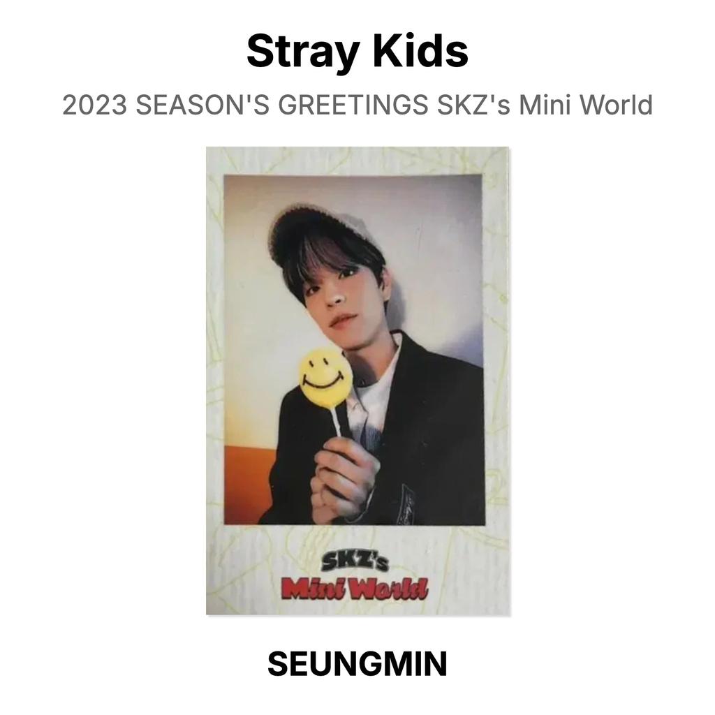 Stray Kids 2023 SEASON'S GREETINGS SKZ's Mini World Official Photocard