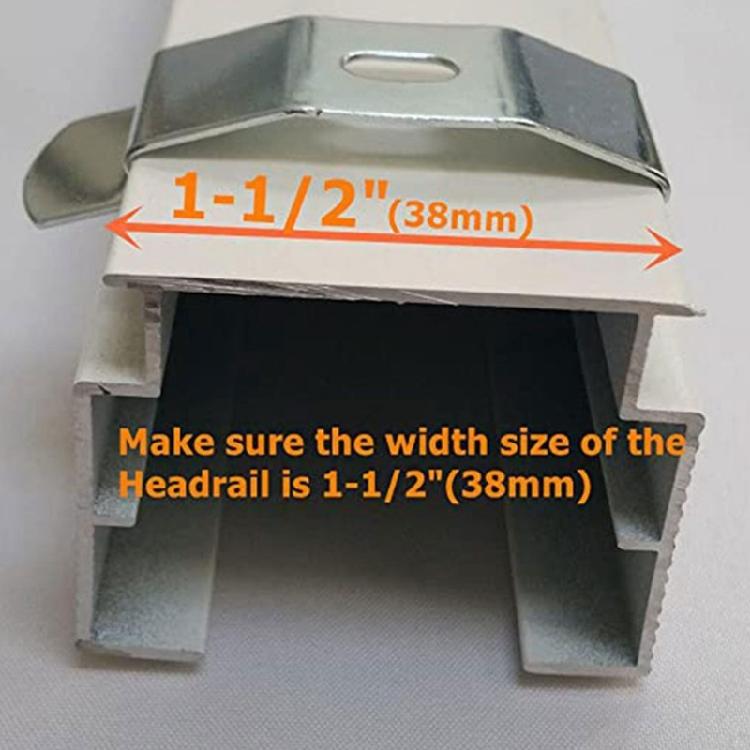 Set of 4/8 Blinds Curtain Track Mounting Brackets Clip Blind Extension Frame