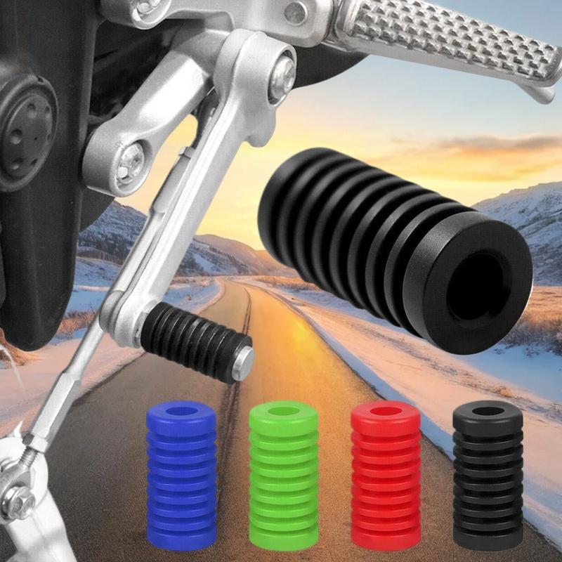 Foot Pedal Kick Start Gear Shifter Lever Accessory - Universal Motorcycle Rubber Pad Tool.