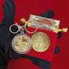 2027 Chinese  Year Goat Hanging Ornaments Gold Lucky Design Red Tassels For Spring Festival Home Wall Decor