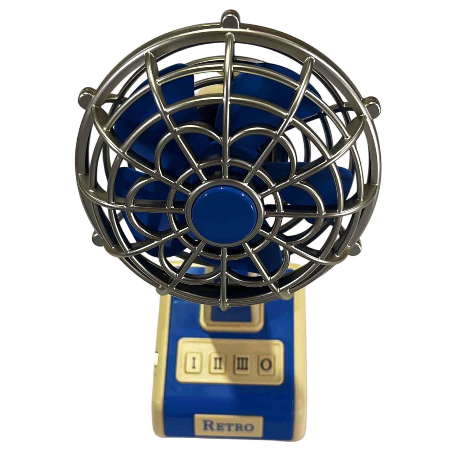 

Ручной вентилятор с USB-зарядкой, ретро, бесшумный, мини-вентилятор, летний, портативный, для путешествий на открытом воздухе, офисный, мини-вентилятор, ультратихий, складной, мини-вентилятор, новый синий