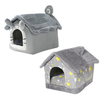 MAITA Dog House Cozy Pet Bed Winter Warm Cave Nest Sleeping Bed for Cats and Dogs