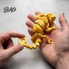 3D Printed Chameleon Figurine Figurine, Realistic Articulated Lizard Toy, Animal Model with Moveable Joints for Desk Decoration Decor