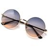 [MERRY PLEASURE] Merry Pleasure Sunglasses for Men and Women - Fashion Glasses, Boston Style, Round, Large Lenses, Light Colored Lenses, UV Protection