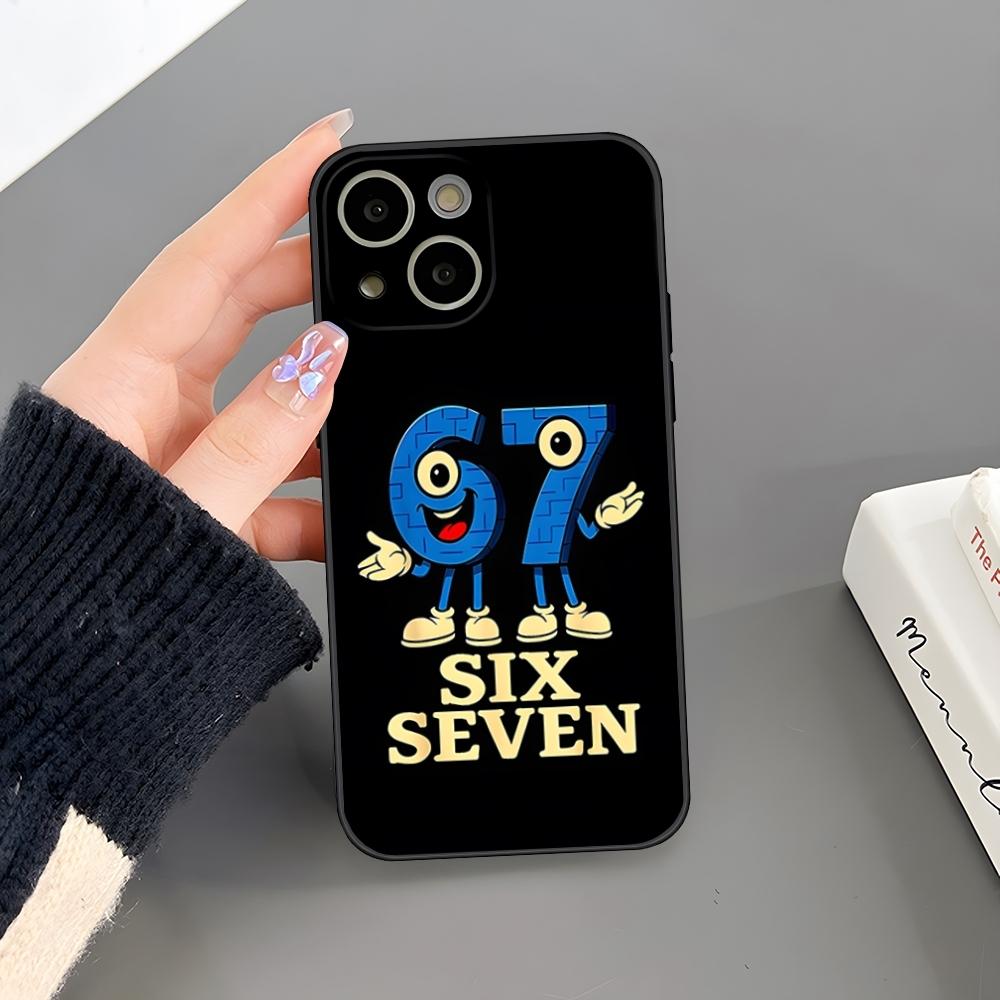 67 Six Seven Phone Case For Iphone 17 Air 15 Pro Max 14 Pro 16 Plus 12 13 11 Xr X Xs 8 7 Plus Back Cover