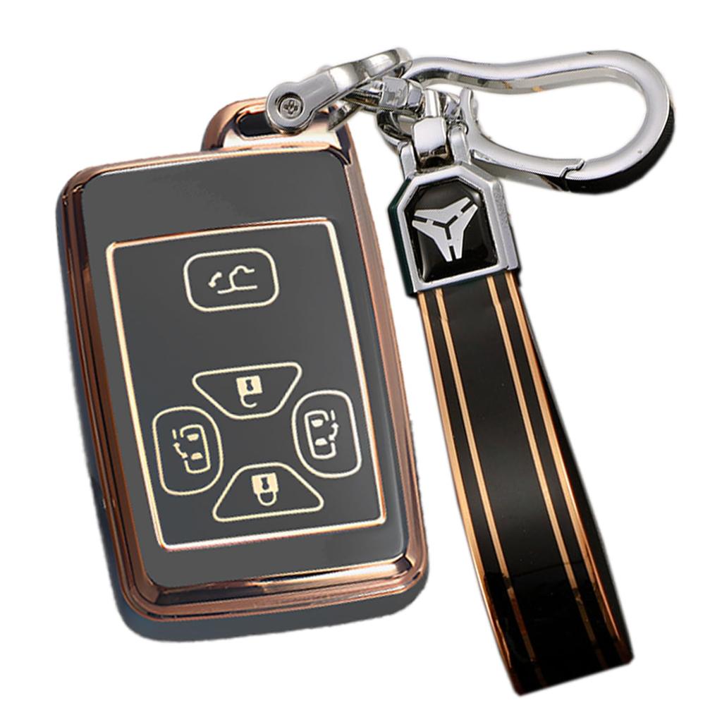 Toyota Dedicated Smart Key Cover, Key Case, Key Holder, Silicone TPU Material, Compatible with