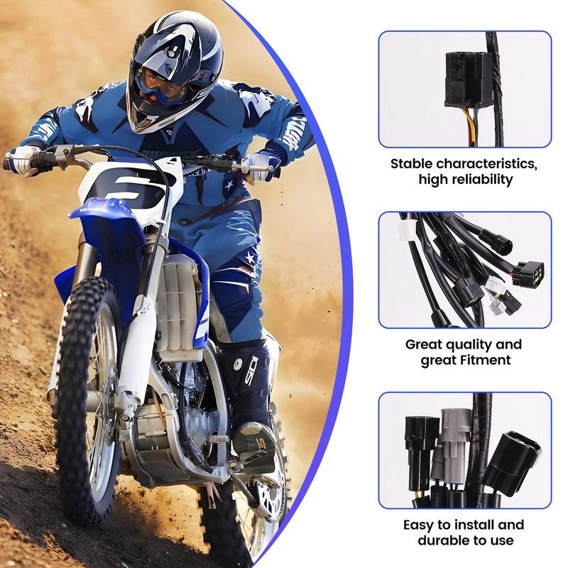 5TG-82590-00-00 ATV Main Electrical Wire Harness For Yamaha YFZ450 2004 2005-M53K