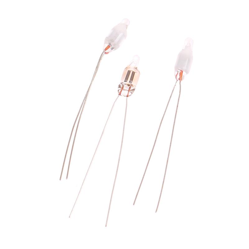 60 Piezas Rojo Verde Azul Rojo Bombilla de Neón Luz Indicadora Bombilla Miniatura Estándar