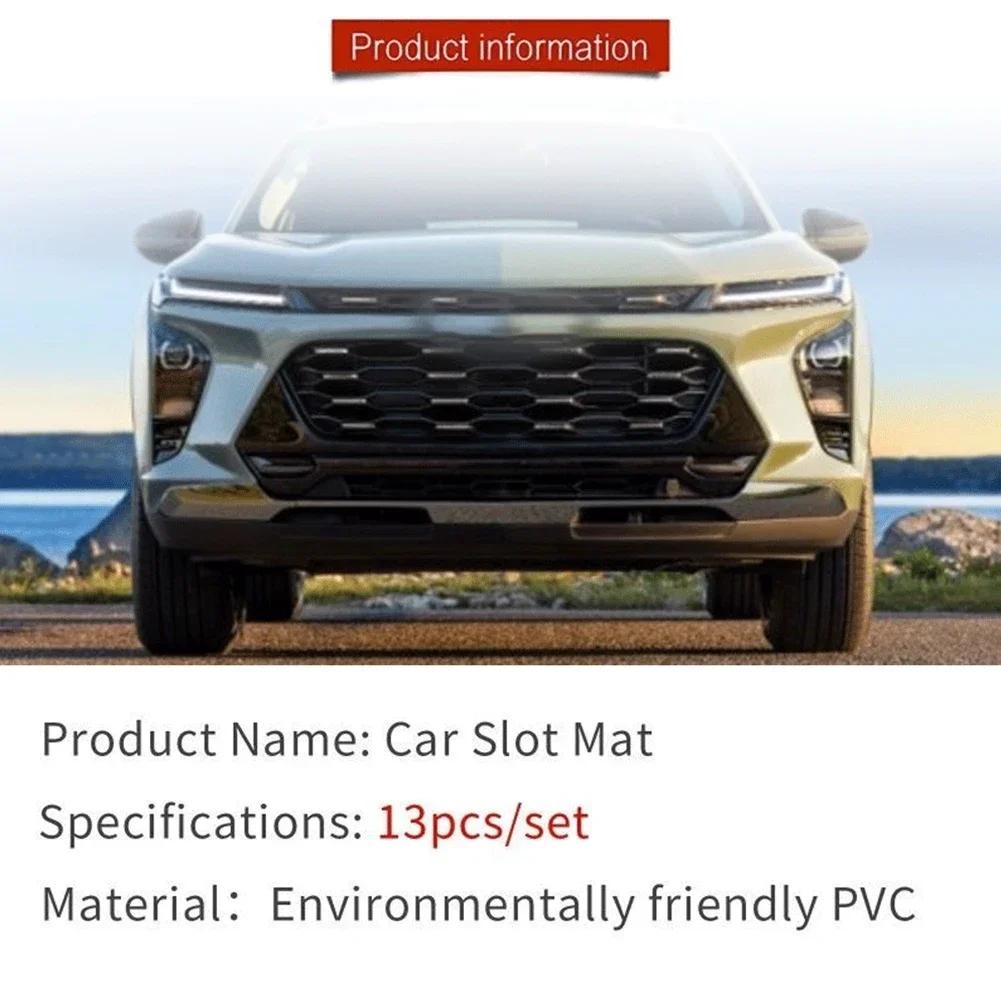 Covoraș Mat-Gate pentru Chevrolet pentru Trax-2025 Covoraș Anti-alunecare pentru Slotul Porții Mașinii 13 BUC Covoraș pentru Slotul Porții Accesorii Auto Nou
