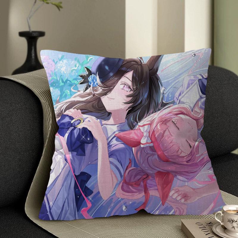 Uma Musume Pretty Derby Stitch Lucky Dragon pillow cover sofa cushion cover home room decoration children gift