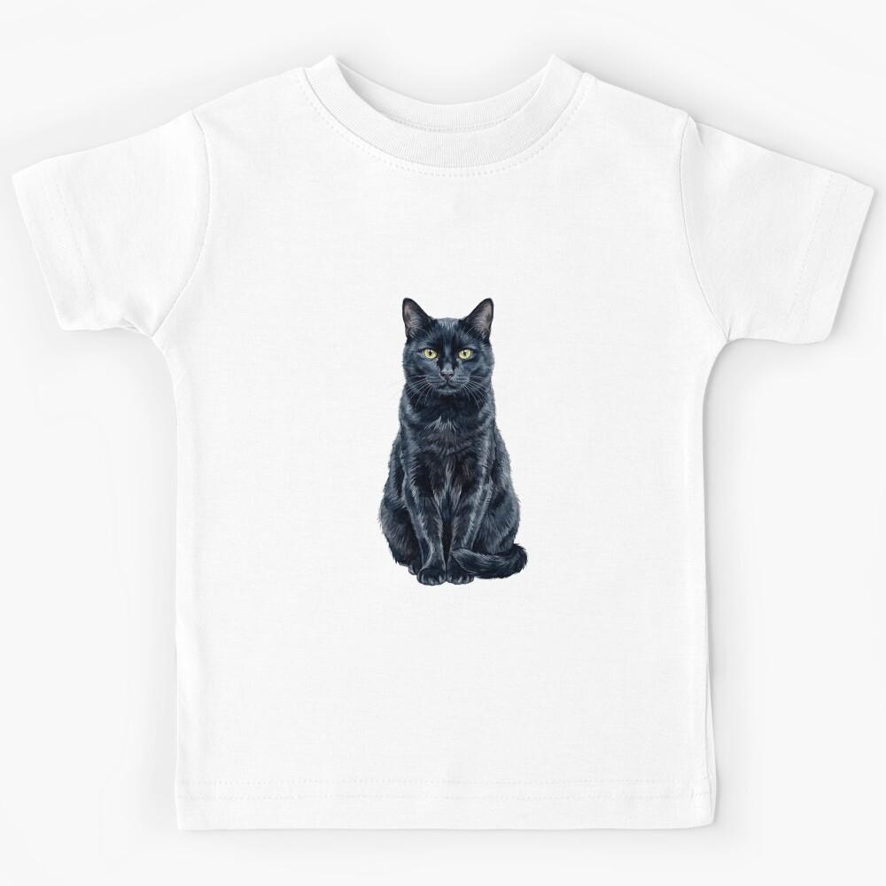 Black Cat  Kids T-Shirt 120