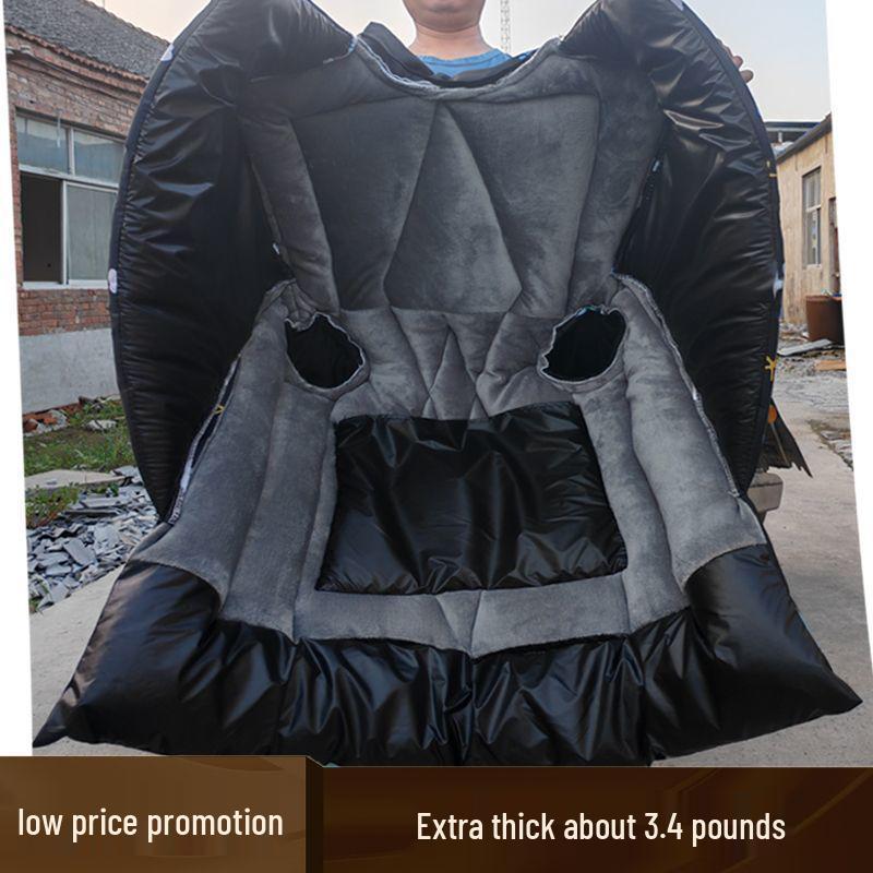 Extra Thick Waterproof Windproof Insulated Motorcycle & Electric Vehicle Windshield