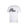 Nike Just Do It Printed Crew Neck Short Sleeve T-Shirt for Men White