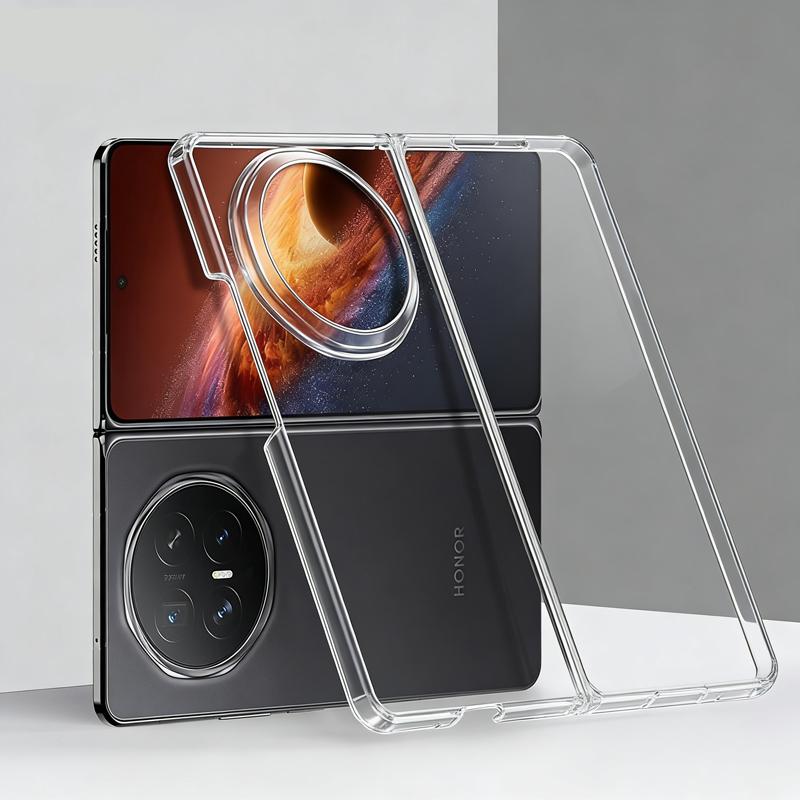 Ultra Thin Plating Phone Case For Honor Magic V6 V5 V3 5G Hard PC Clear Camera Protect Back Cover Shell
