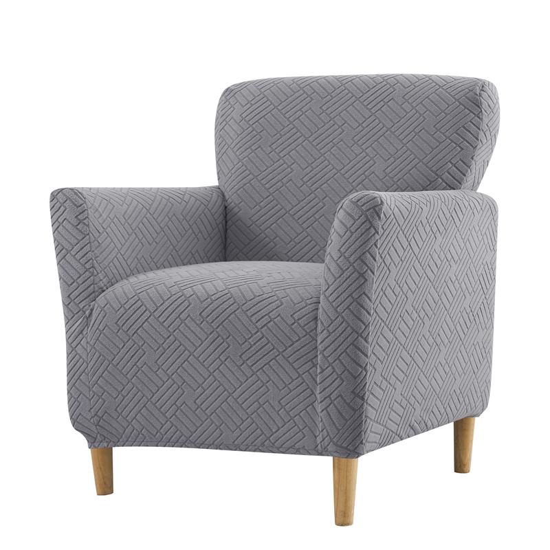 1PC All-inclusive Armchair Cover Jacquard Single Sofa Slipcover Stretch Club Chair Furniture Protector Cover for Living Room