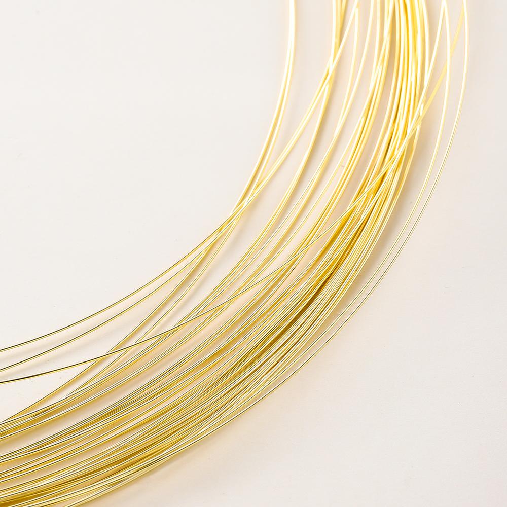 2 Meters/roll 0.4 0.5 0.6 0.7 0.8mm 14K Gold Winding Copper Thread Bracelet Crafts Cord Fitting DIY Jewelry earing Supplies