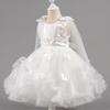 Little Girls Puffy Tulle Princess Dress For Birthday Wedding Stage Performance