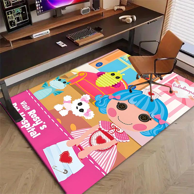 1pc Lalaloopsy4 Design Printed Area Rug Carpet for Bedroom Living Room Home Decor Rugs Mat Non Slip Mat Rug for Bedside