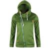 Female Spring and Autumn Unique Side Zipper Top Sports Cardigan Hooded Plus Size Sports Shirt