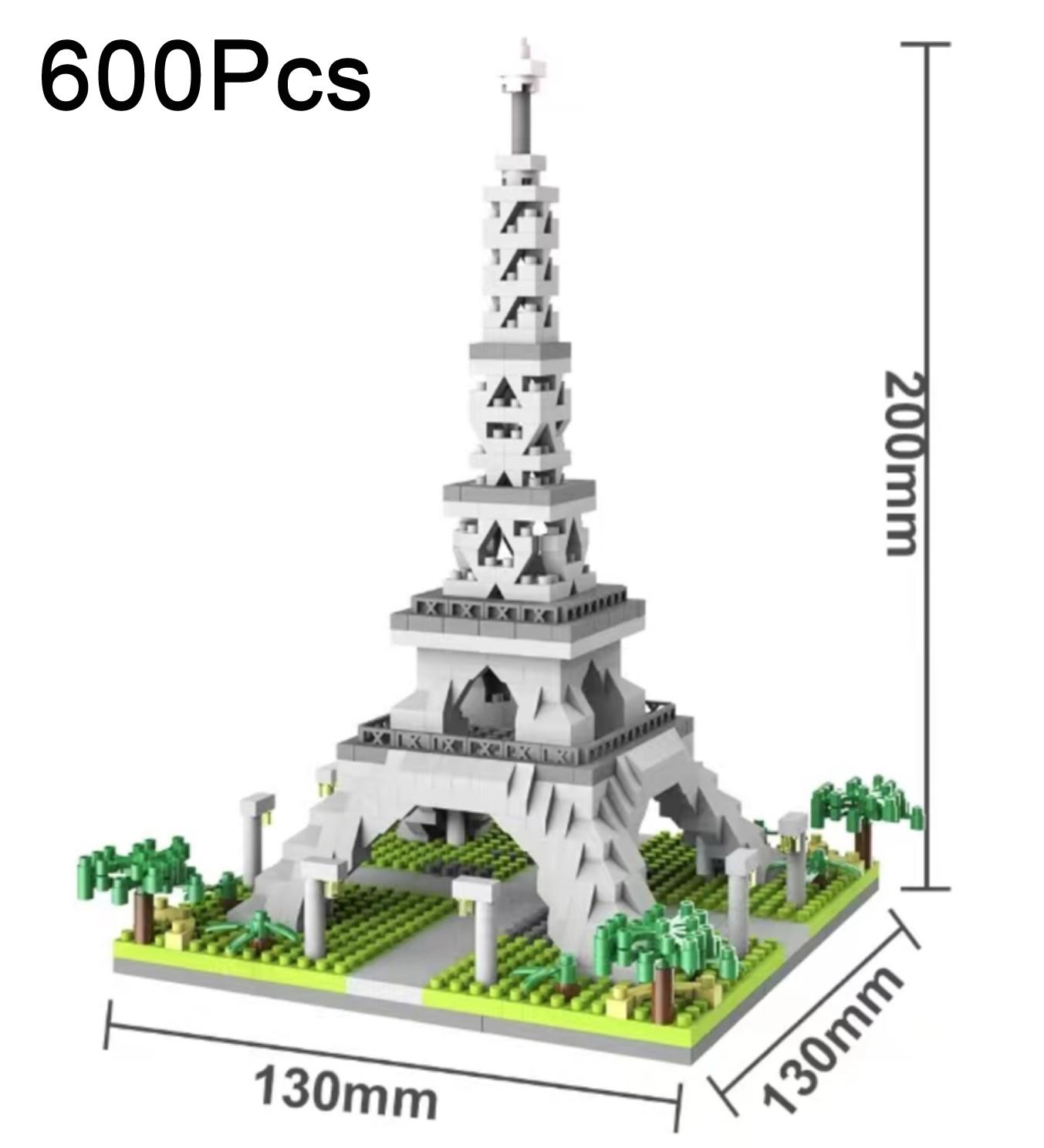 Paris Eiffel Tower Building Block Series Boys And Girls Children S Micro Particle Building Block Assembly Puzzle Toys