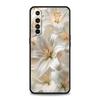 Realistic Lily Flower Print Soft TPU For Realme 12 11 10 9 Pro Plus GT2 GT3 GT5 7 8 Pro C21 C25 C35 Pro 5G Shockproof Phone Case