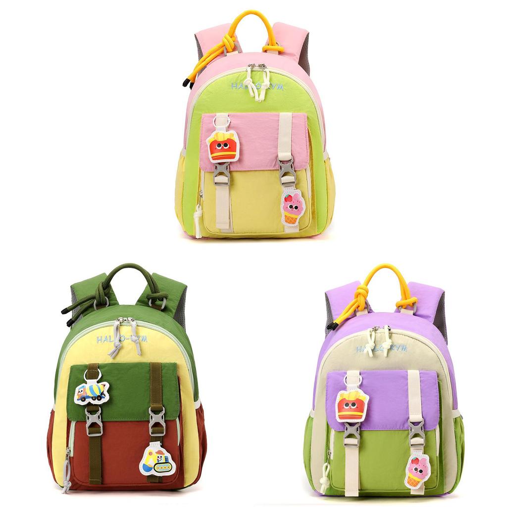 Childrens Nylon School Bag With Fun Colorblock Design And Loadreducing Features For Toddlers