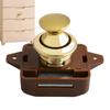 Keyless RV Push Cabinet Lock Push Button Latches Cabinet Locksr Furniture Door Lock Hardware For Camping Car Push Lock Boat
