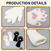 Cosplay Paws Gloves for Theme Party Animation Gloves Winter Fursuit Hand Warmers Role Playing Party Plush Claw Gloves