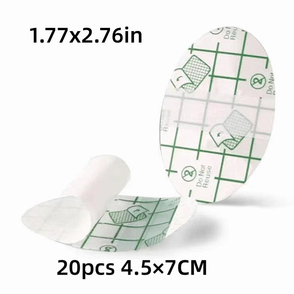 

20 шт. Защитные одноразовые накладки для ушей, защита ушей, защита от износа, накладка на пятку, наклейки для ушей для плавания, взрослые 20PCS 4.5×7cm