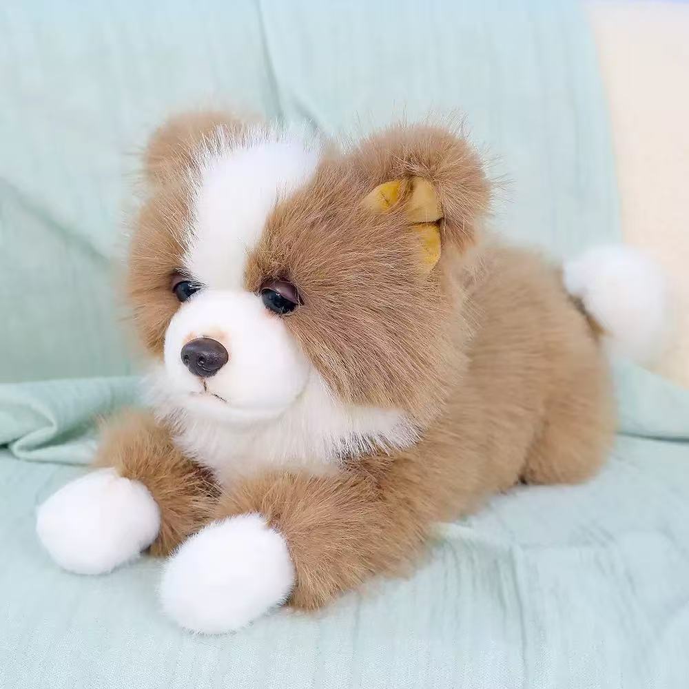 Plush Dog Toy With Short Plush Material For Kids And Collectors