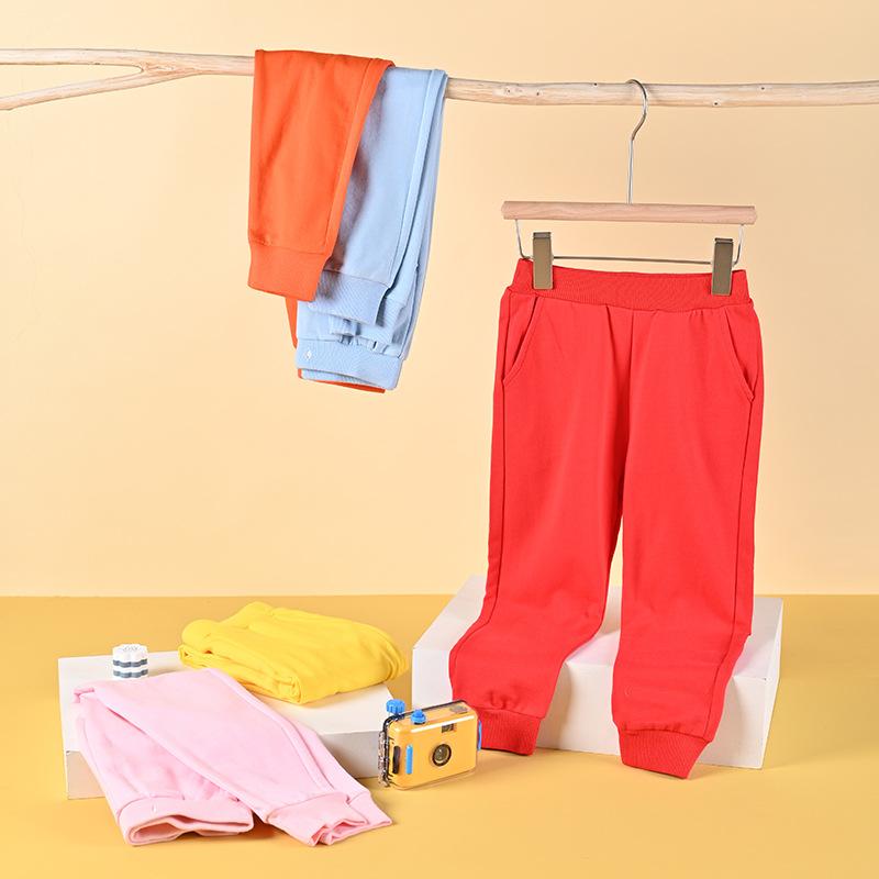 

Европейские и американские повседневные свободные спортивные хлопчатобумажные брюки для мальчиков и девочек на осень и зиму