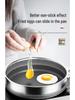 Honeycomb 316 Stainless Steel Non-Stick Frying Pan for Steaks and Pancakes