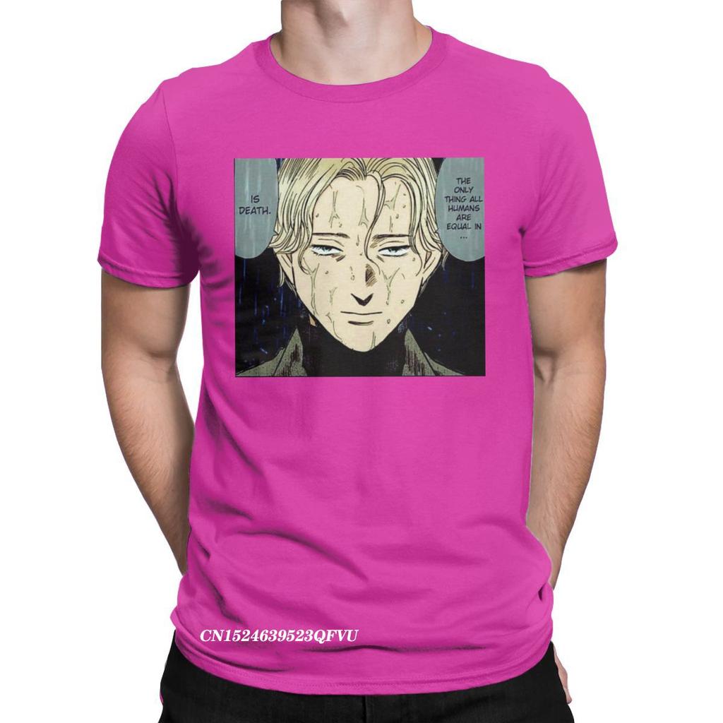 Monster Johann Naoki Urasawa T-Shirts For Men Cool Cotton Tees Round Collar Harajuku Tshirt New Arrival Clothing