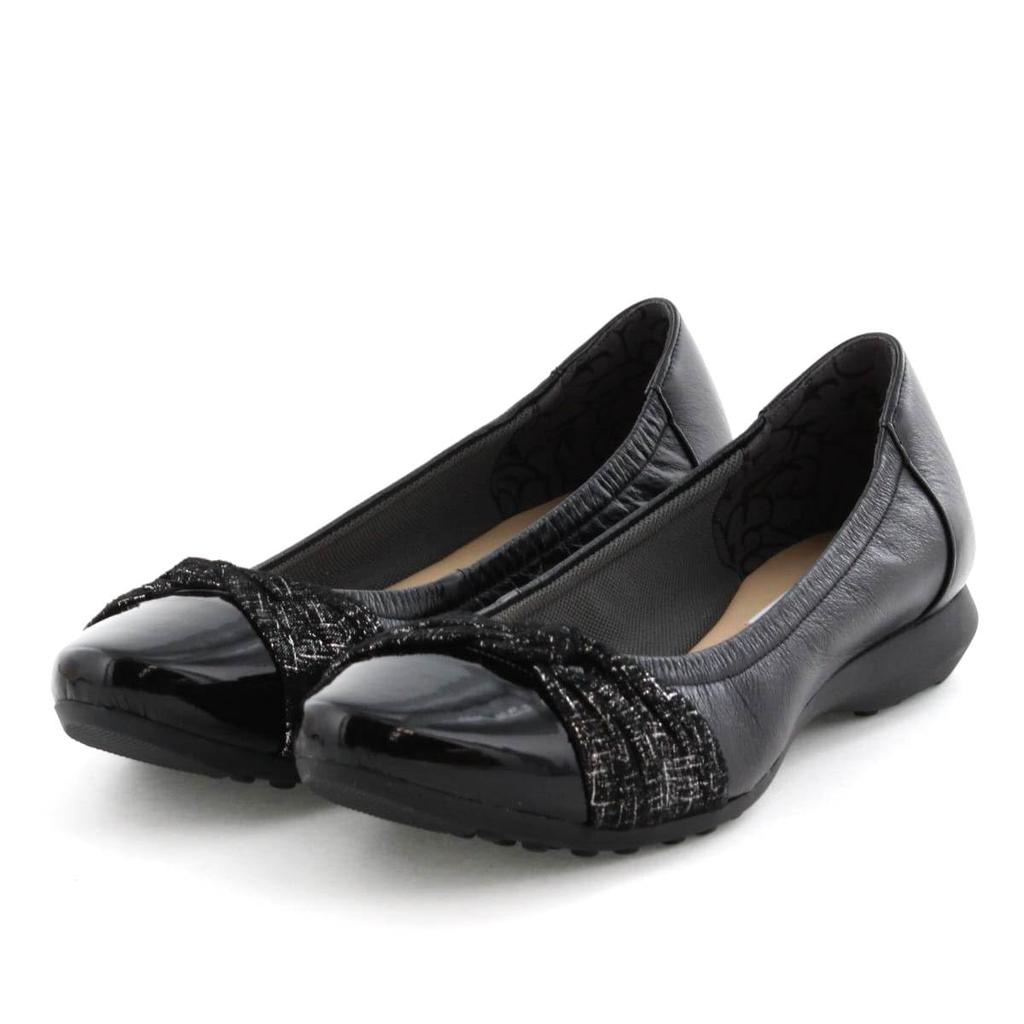 Himiko Cross Ribbon Sneaker Pumps / 633308 Black 215