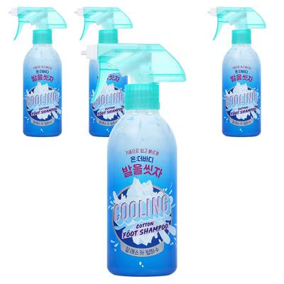 Baumwolle Fußwaschung Kühlen Sie Ihre Füße Kühlendes Fußshampoo, 1 Stück, 4 Stück, 385ml