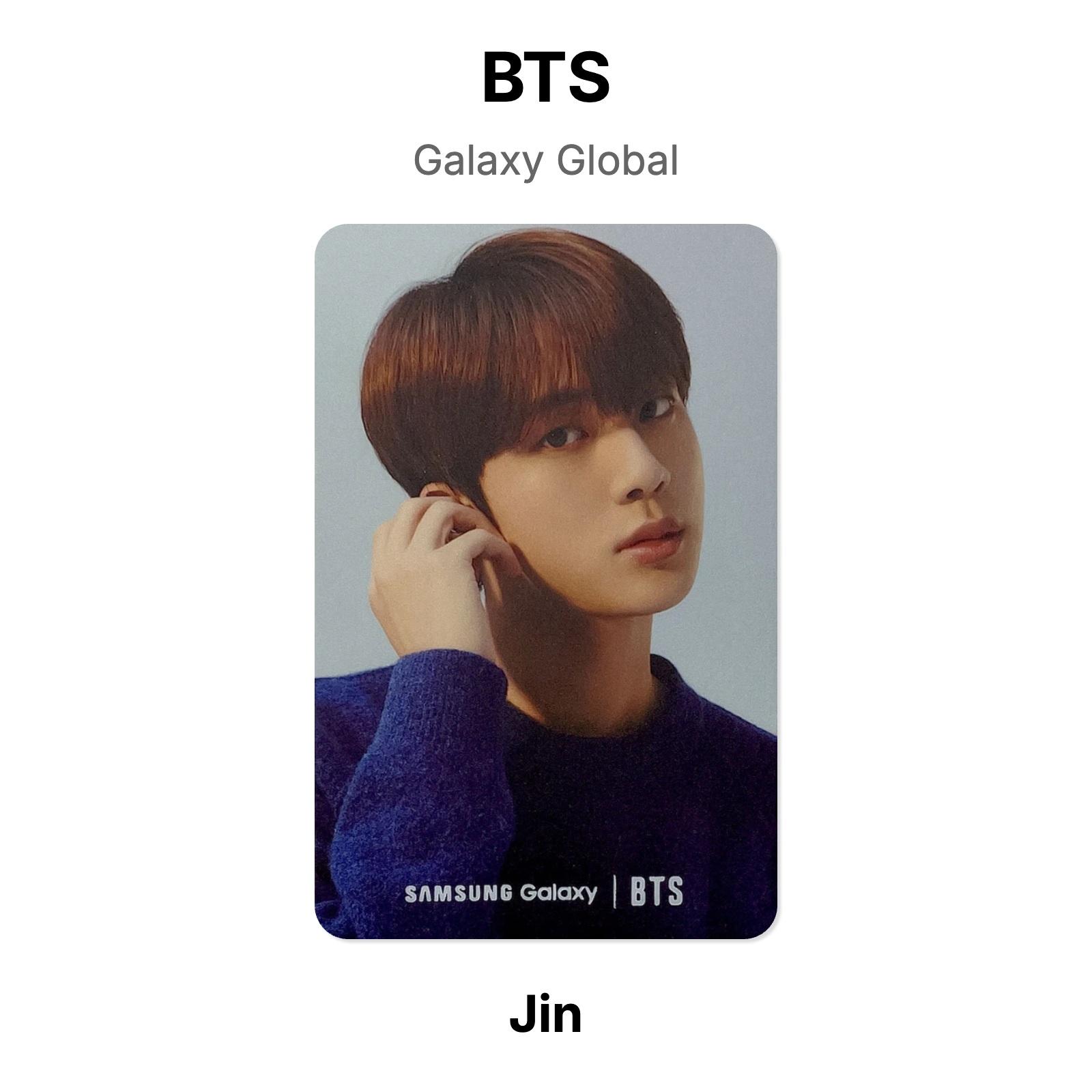 BTS Galaxy Global Official Photocard Jin