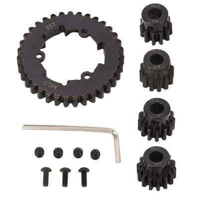 RC Araba Dişli Seti Çelik 35 Dişli Ana Dişli 11 Diş?TRAXXAS 15 X için 14 Dişli Motor Pinyonu Değişimi?Maxx 6S