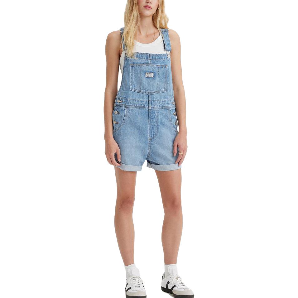 Levis Casual Straight-Leg Short Overalls Denim Shorts Women Shorts 52333-0040