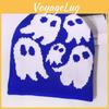 Ghost Pattern Beanie For Autumn Winter Outdoor Activities And Street Fashion