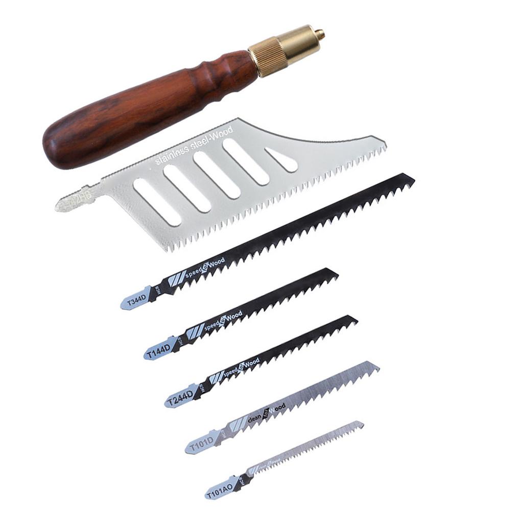 Hand Saw with Wood Handle Detachable High Carbon Steel Blades Portable Saw Tool for Woodworkin