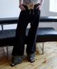 Podeowedeo Camo Color Block Wide Pants (Black)
