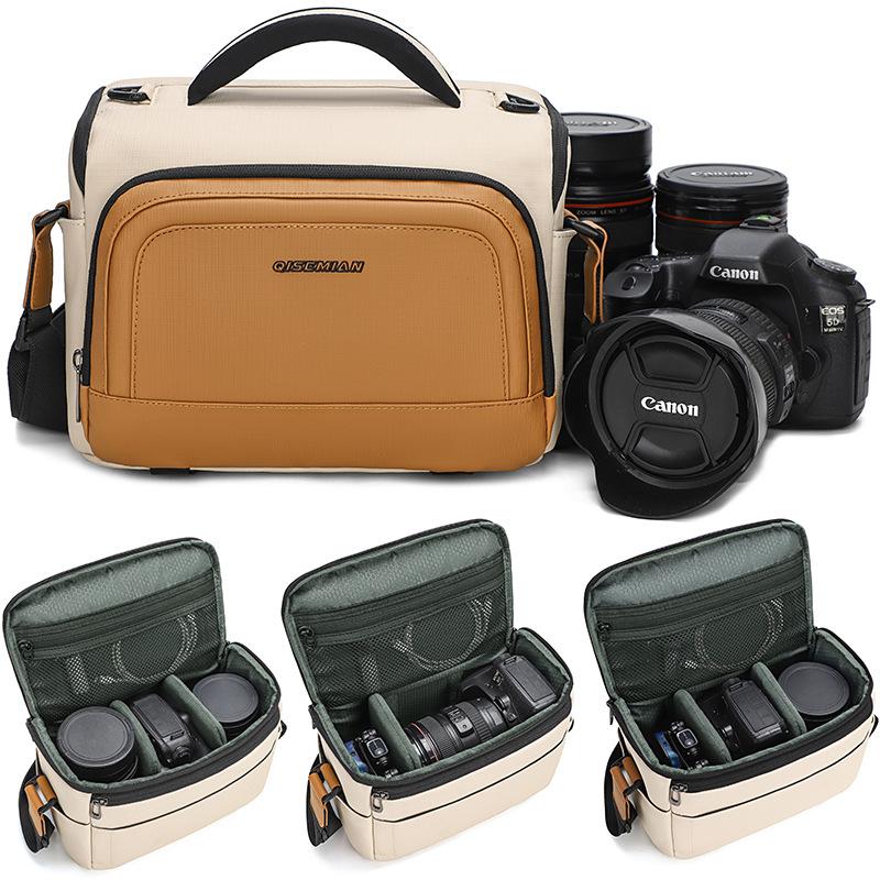 Oxford Cloth Tripod Binding Slr Camera Compact Camera Shoulder Bag Waterproof Crossbody Camera Photography