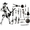 3D Printed Death/Swordsman Dummy 13 Action Figures Multi-Jointed Movable Lucky 13 Action Figure Nova 13 Action Figure for Gift