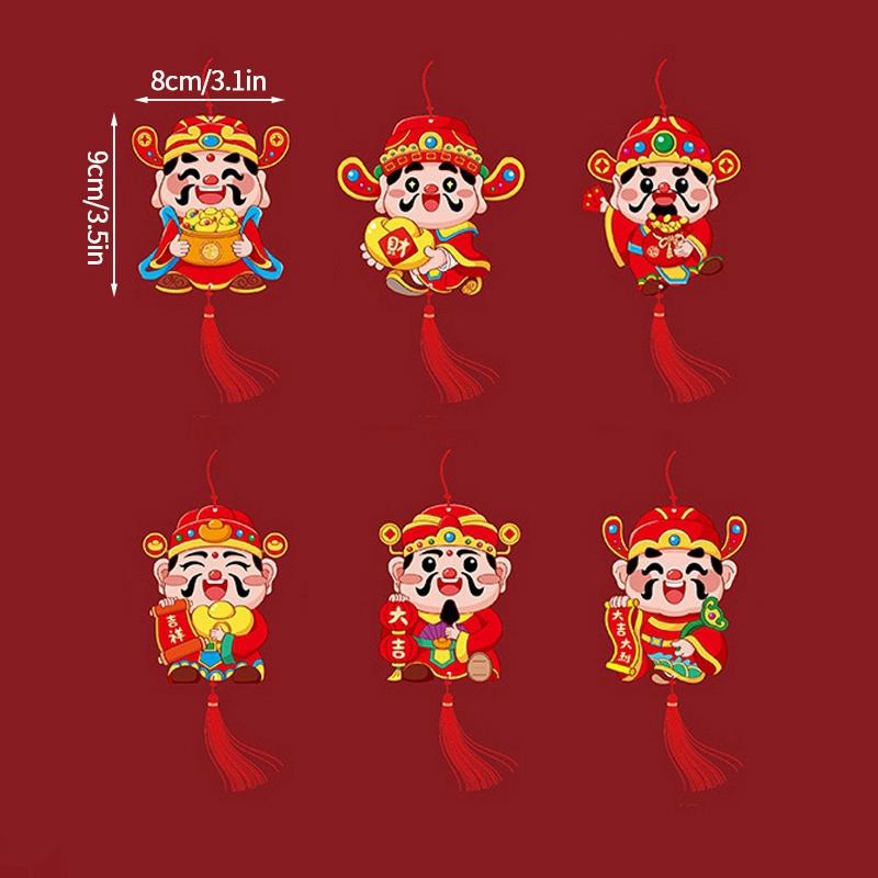2025 Spring Festival Pendants Chinese Lunar New Year Decoration Hanging Craft Ornament Wealth Tree Decor Pendant Home Decoration