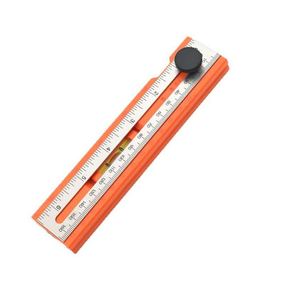 With Scale Foldable Depth Measuring Ruler With Blisters Adjustable Angle Adjustable Protractor Tools Multi-role Design